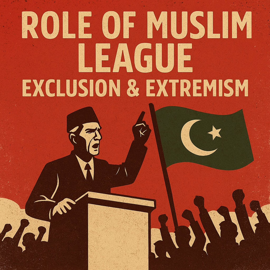 Role of Muslim League: A Movement of Exclusion & Extremism