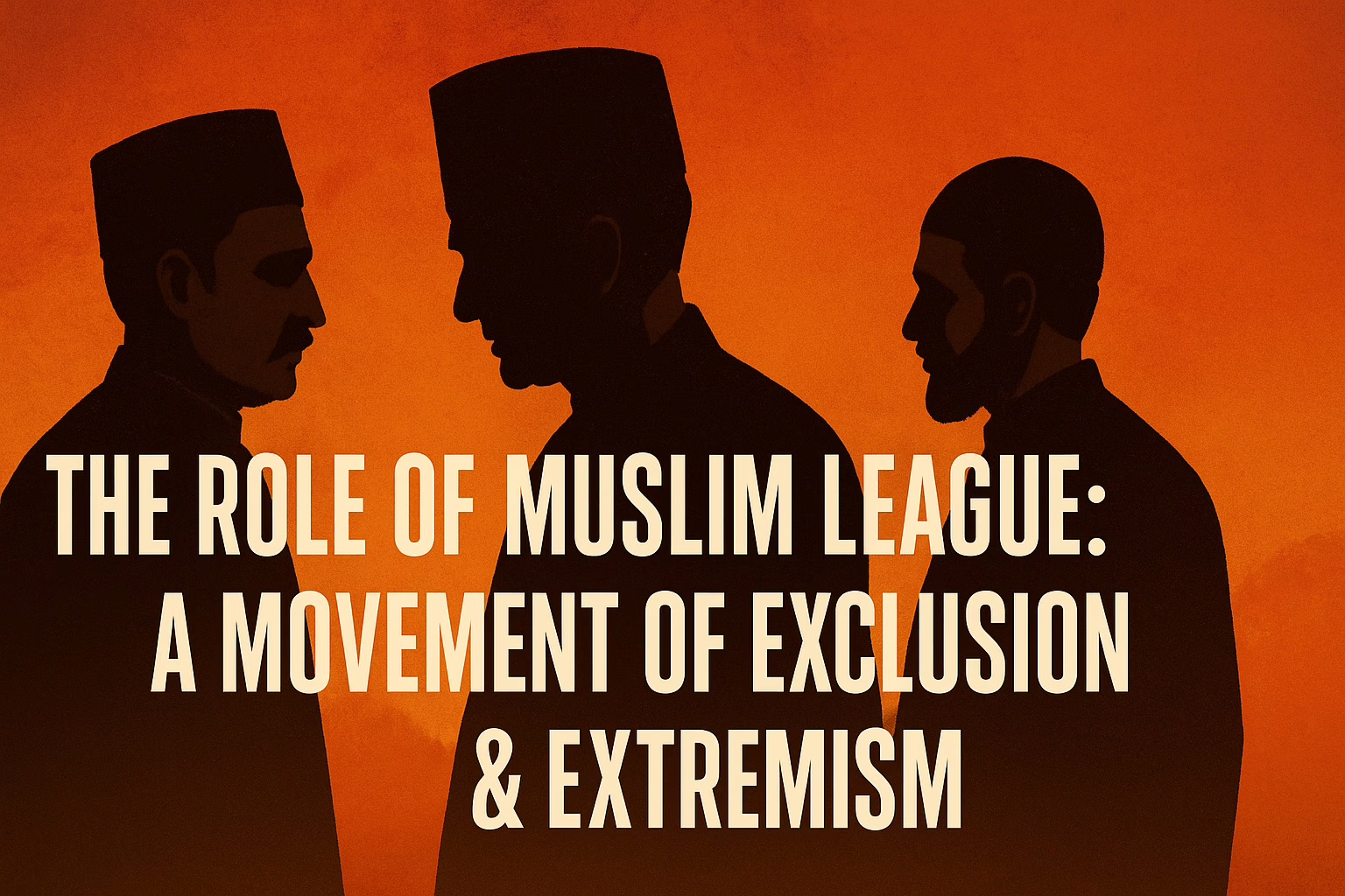 Role of Muslim League: A Movement of Exclusion & Extremism
