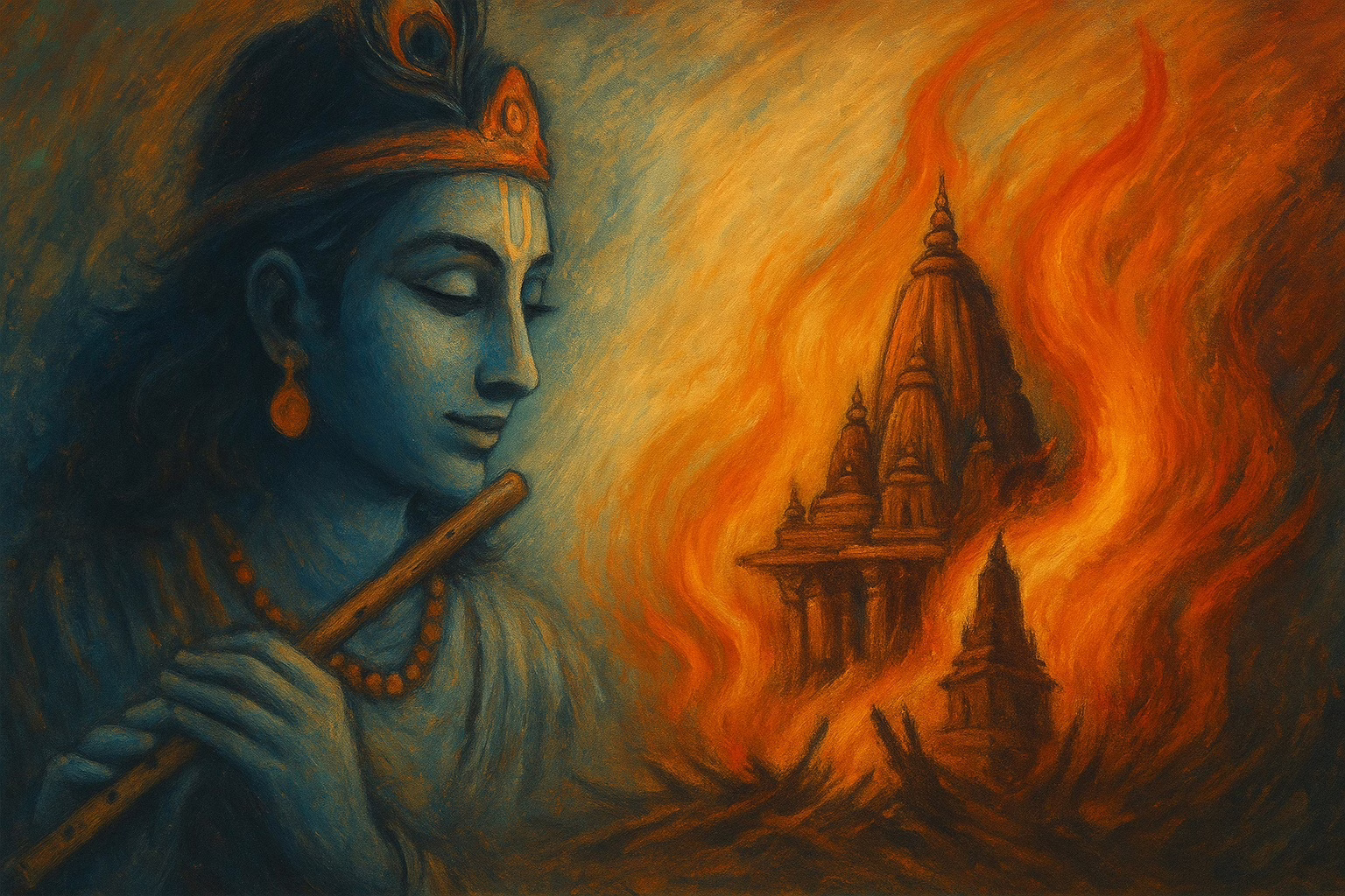 Mathura In Flames